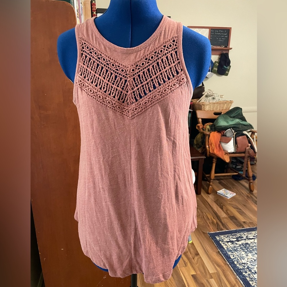 Prana Lace Detail Tank Top
